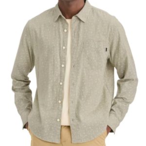 Camisa casual de algodón manga larga para hombre DOCKERS