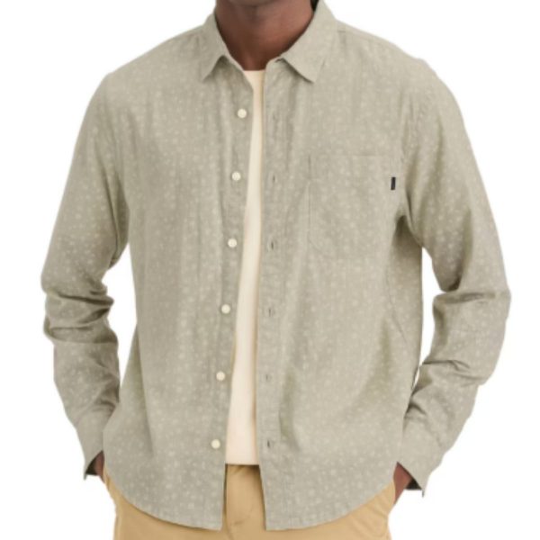 Camisa casual de algodón manga larga para hombre DOCKERS
