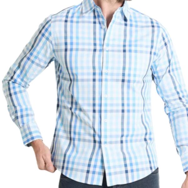 Camisa casual de algodón manga larga para hombre REGENT STREET 1